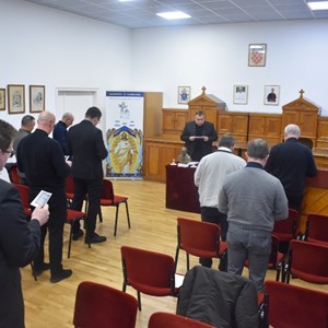 Susret župnika sjemeništaraca s odgojiteljima u Međubiskupijskom sjemeništu